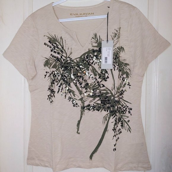 PALM PRINT EVA KAYAN LOT35 Size (EU-42,US-32, L) - Picture 1 of 6